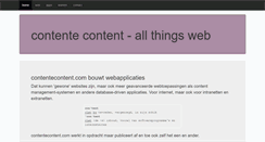 Desktop Screenshot of contentecontent.com